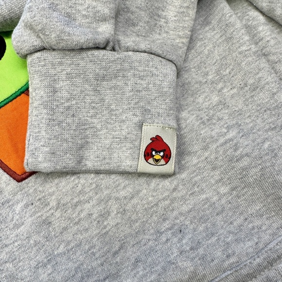 Angry Birds Embroidered Hoodie - Three Star Original - Mens Medium - Picture 7 of 8